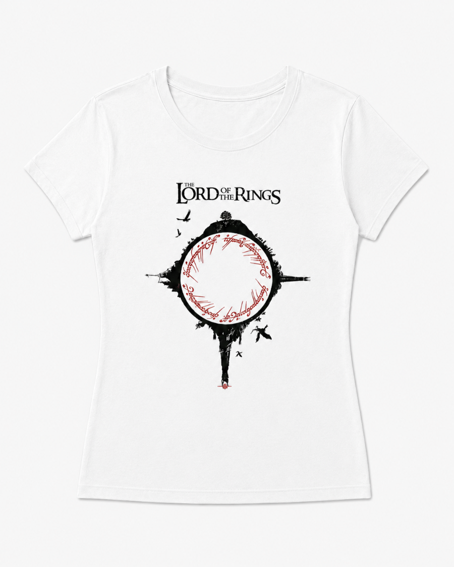 Lord of the Rings Ring Map T-Shirt