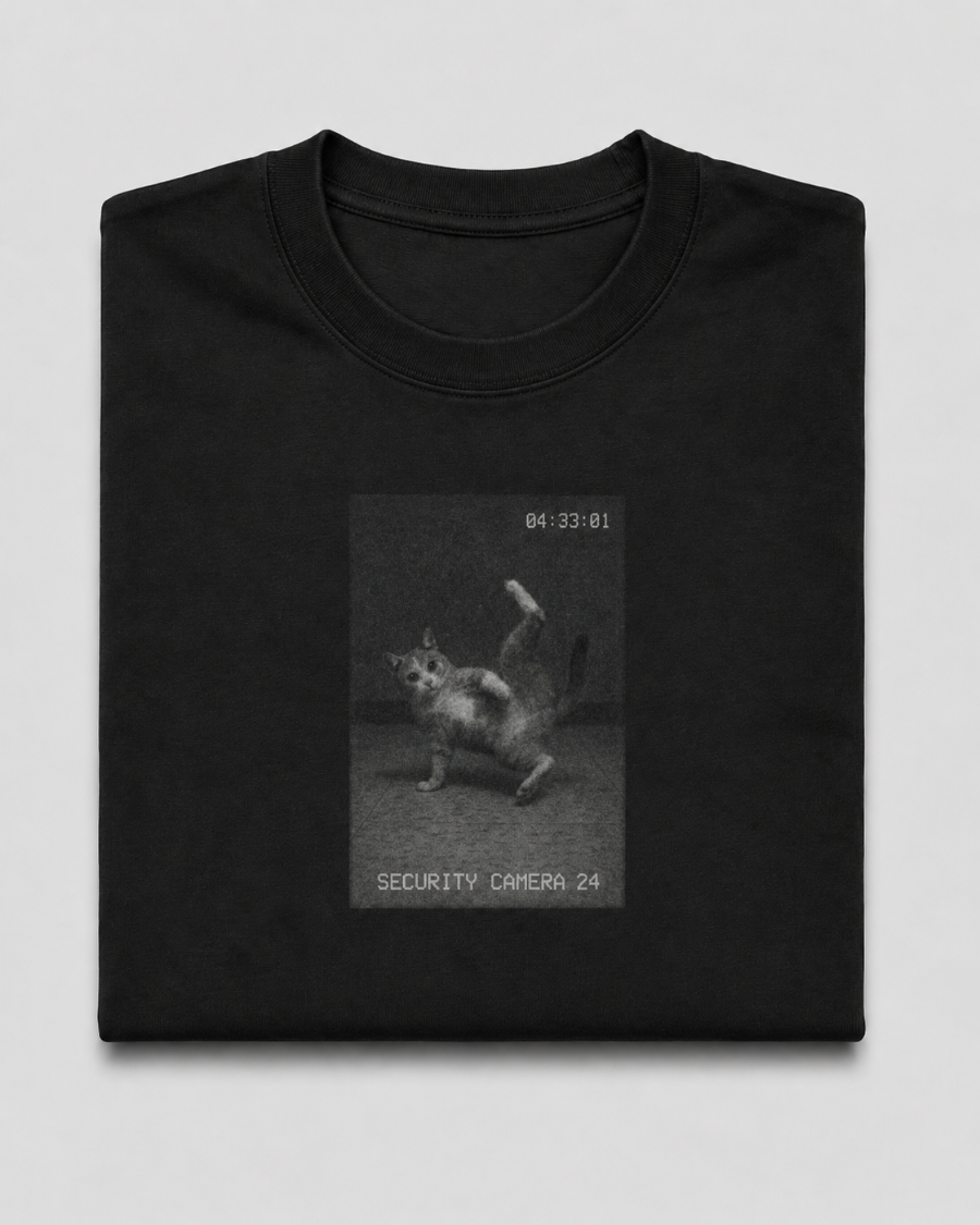 Vintage Security Cat T-Shirt