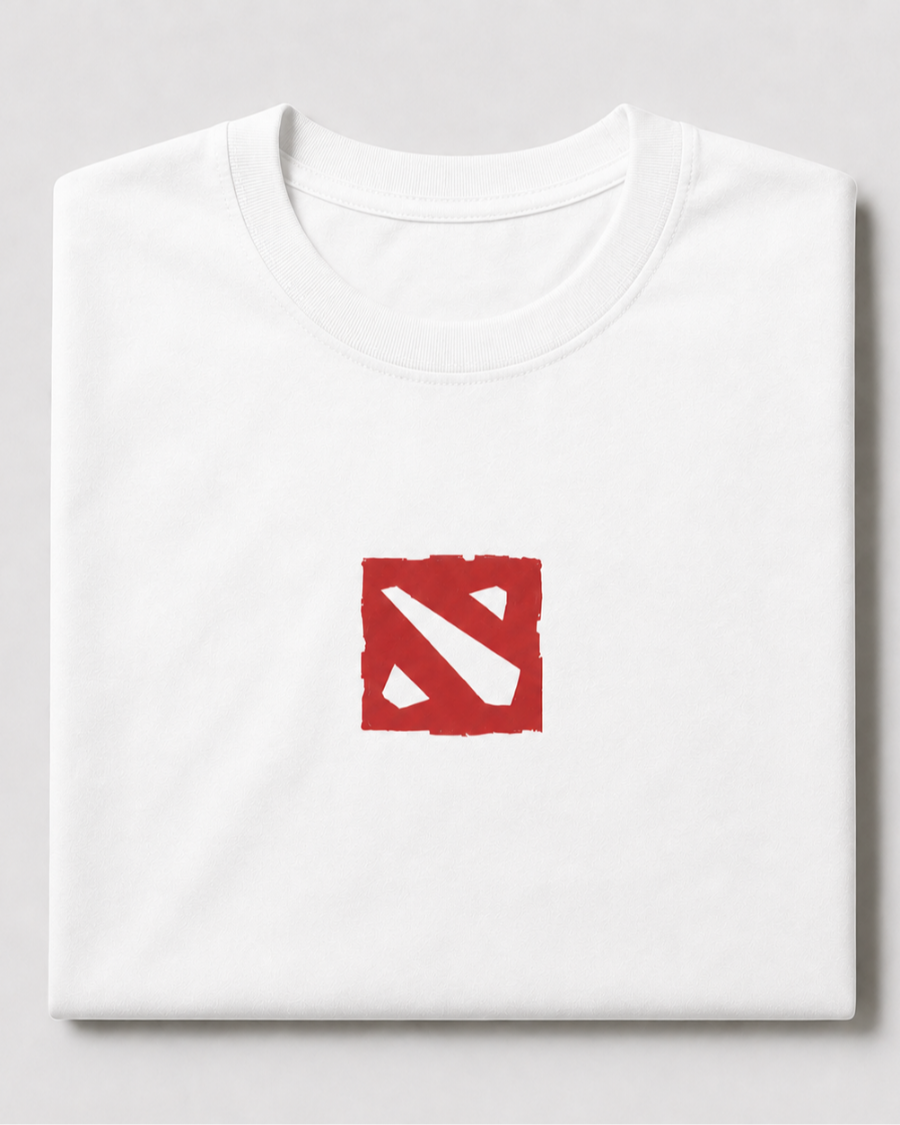 Dota Logo T-Shirt — White