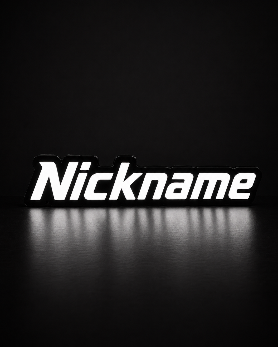 Custom Nickname Light Sign