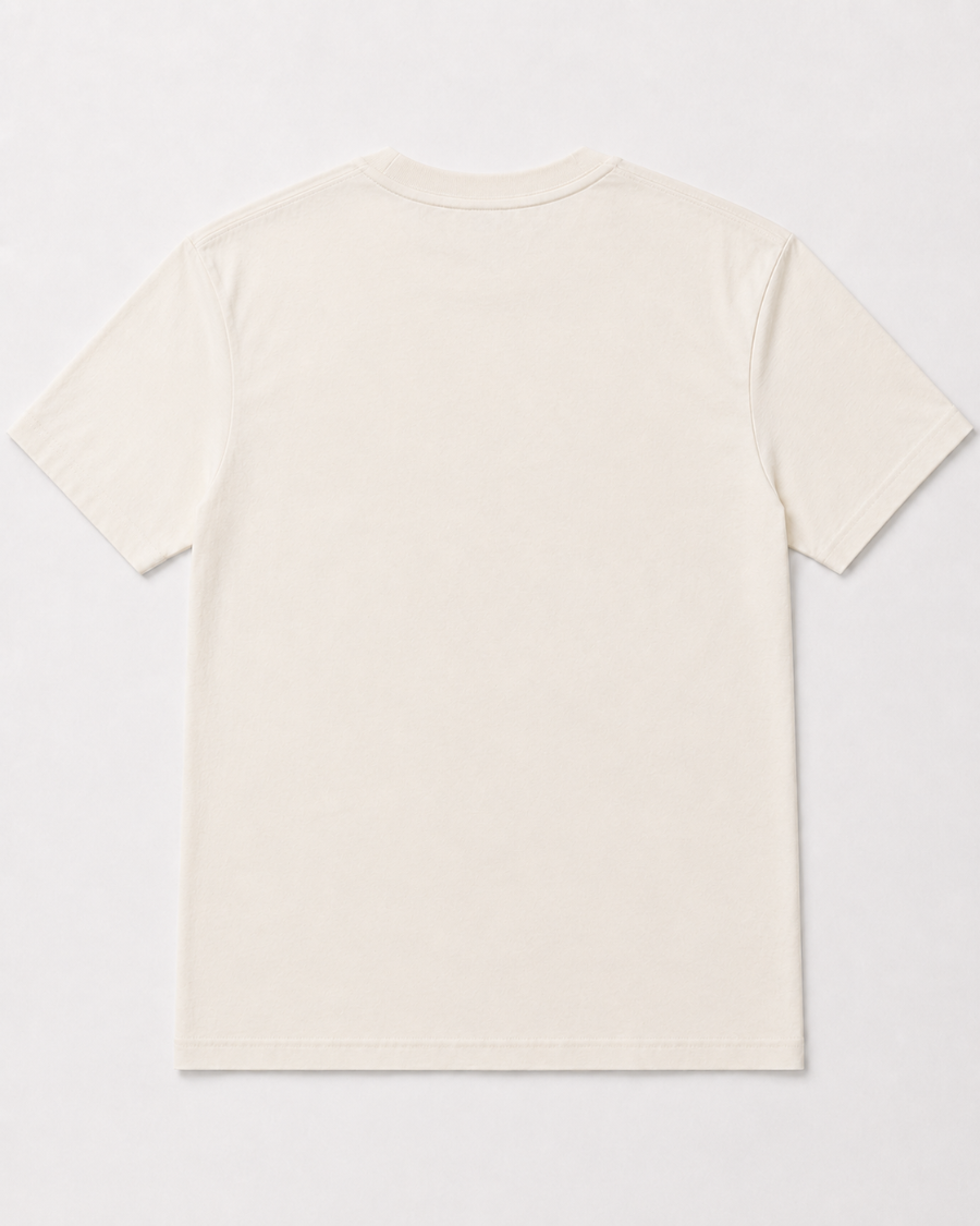 Pocket Cat T-Shirt — Cream
