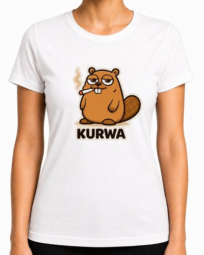 Funny Beaver Kurwa T-Shirt