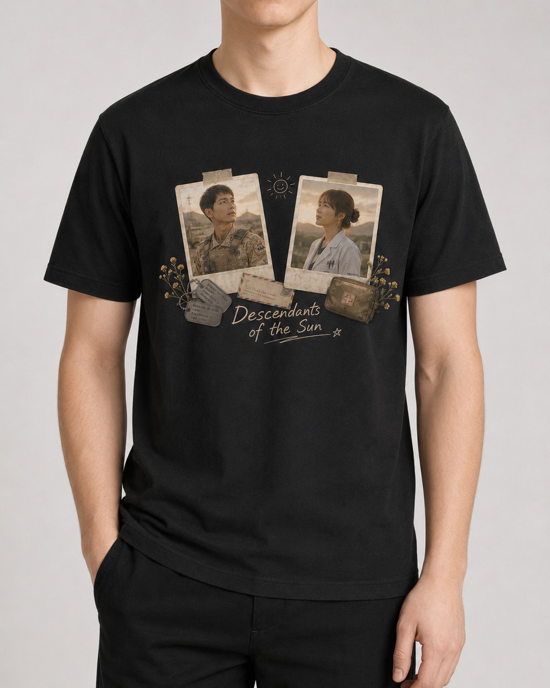 Descendants of the Sun T-Shirt — Black